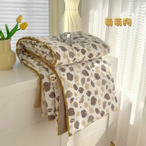 (Hot trend) Hàng nhập - Chăn hè cotton đũi chần bông 2mx2m3 | Mền đắp điều hoà hè thu - Nguyệt Ánh Bedding [Cam nhỏ]🍒 🍉🍇