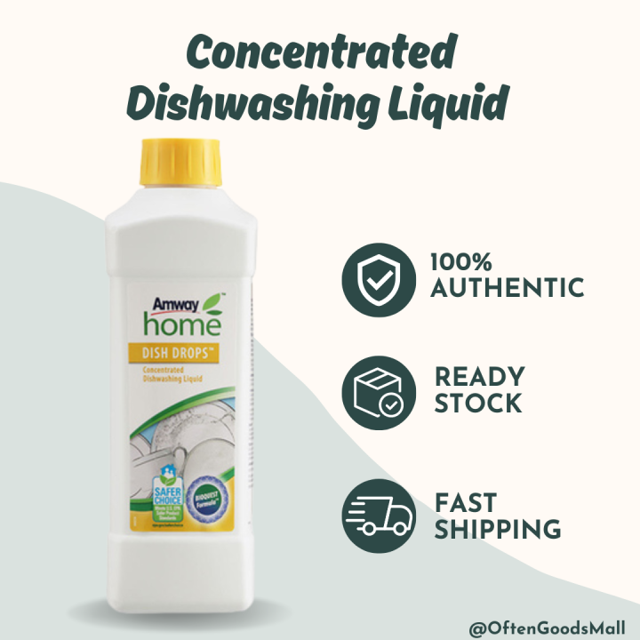 Ready Stock Dish Drops Concentrated Dishwashing Liquid 1l Lazada