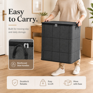 Bag Storage For Clothes Foldable Large Quilt Storage Box Dustproof Double Zipper Home Organizer