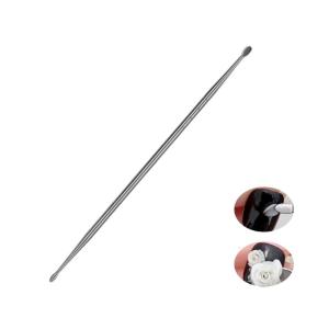 Convenient Stainless Steel Nail Art Spatula and Carver Nail Art Carving Tool for Large Nail Art Fillings and Contouring