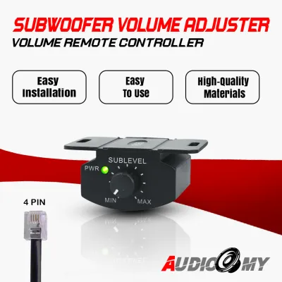 Car Audio Bass Remote Controller – Amplifier & Subwoofer Volume Adjustment