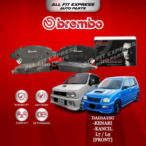 DAIHATSU KANCIL KENARI L7 / L9 FRONT (DEPAN) BREMBO BRAKE PAD 100% ORIGINAL AUTHENTIC PRODUCT (PRICE FOR 4 PCS)