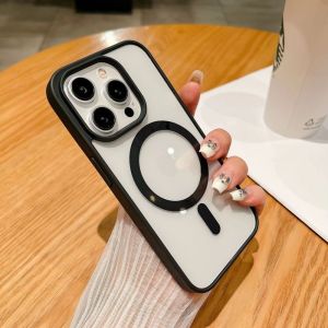 I TECH Magnetic Transparent Case Charging Shockproof Bumper Case For iPhone 18 17 Air 16 15 14 13 12 11 Pro Max 14 15 16 Plus