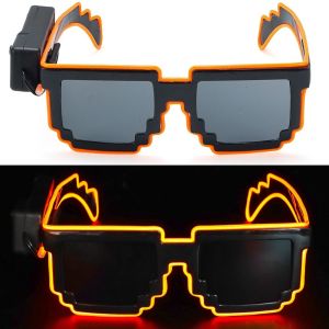 SIXIS Không dây Kính LED khảm Sinh nhật Giáng sinh Halloween Hộp đêm tiệc Neon Màu neon Rave Tiểu Thuyết Kính LED phát sáng trong bóng tối Dành cho người lớn trẻ em