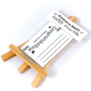 หัวถุงแพ็คของขวัญ 10ชิ้น Set01 มินิมอล หัวถุงขนม หัวกระดาษ บรรจุภัณฑ์ ติดถุง มีคำอวยพร ป้ายกระดาษ ทำของขวัญ งานปัจฉิม