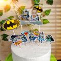 Topper Cake Batman Custom Foto untuk Hiasan Kue Ulang Tahun / Ultah Anak Karakter (Toper). 