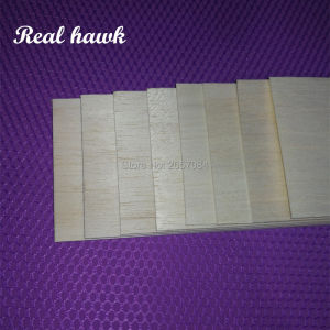 10 Pcs 1000x100x1mm EXCELLENT QUALITY Model Balsa wood sheets for DIY airplane boat model material