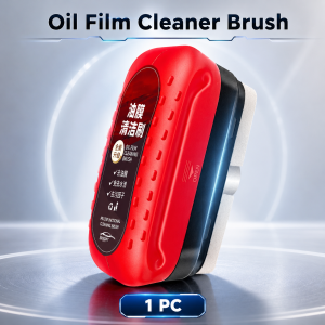 【Rainproof/Fogproof】Powerful Auto Interior Glass Cleaner/Car glass Stain Watermark Cleaning Brush/120ML Car Glass Oil Film