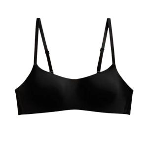 3D Small Chest Gathered Seamless Push-up Bras Women Wireless Tube Top 1/2 Cup Non-Wire Bra A B Cup Underwear