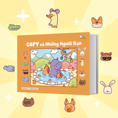 Sách Tô Màu Capy và những người bạn