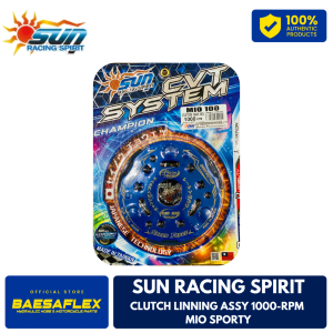 SUN RACING SPIRIT CLUTCH LINNING ASSY 1000-RPM CLUTCH SPRINGS MIO 100 QR - 3906145