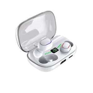 หูฟังสเตอริโอไร้สาย ระบบเสียงรอบทิศทางเบสหนักแน่น ตัดเสียงรบกวนได้ดี กันน้ำ แบตสำรองในตัวชาร์จมือถือได้ TWS Sound Of Quality Wireless Bluetooth 5.0