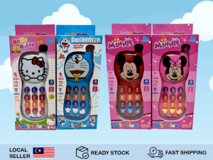 Mainan Telefon Muzik Lampu dan Bunyi untuk Bayi Music Song Phone Toy for Baby Toddler