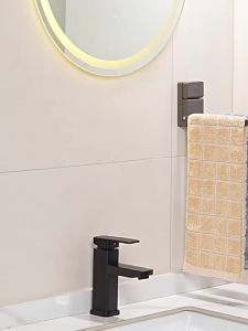 Collapsible Suction Towel Rod Bathroom Perforation-free Multi-functional Wall Hanging Storage Rack可折叠吸水毛巾杆浴室无孔多功能壁挂式储物架  可折叠吸盘毛巾挂杆