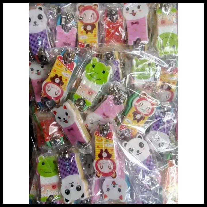 souvenir pernikahan gunting kuku carakter karakter 100 pcs