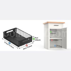 Pull Out Cabinet Organizer / Collapsible Closet Organizers / Slide Out Drawers for Kitchen Cabinets