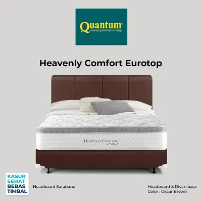 Quantum Springbed Heavenly Comfort Eurotop - Bed Set