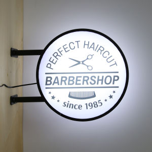 Customizable LED Light Box for Shop Decor - Personalized Outdoor Business Signage with Lighting Printing Design-Double Sides-LED Advertising Lightbox- LED Poster