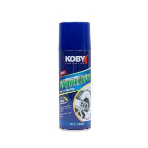 KOBY 250ml Chain Lube Standard Anti-Rust Motorcycle Lubricant for O-Ring/X-Ring