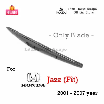 Kuapo ชุดปัดน้ำฝน ด้านหลัง ฮอนด้า แจ็ส Honda Jazz (Fit) 2001 ถึง 2007 ปี ที่ปัดน้ำฝน กระจก หลัง (ก้าน/แขน + ใบ ปัดน้ำฝน) ฮอนด้าแจ็ส