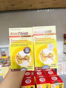 Kim Thính Platinum hộp 60 viên hỗ trợ lưu thông khí huyết tăng cường thính giác
