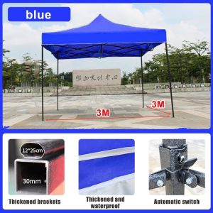 Folding Tent camping tent Waterproof Big tent Outdoor Retractable Tent 3*3/3*4.5/3*6m