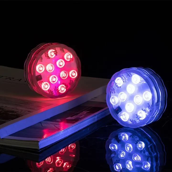 โคมไฟตั้งพื้น SERAGH ไฟดำน้ำไฟ LED โคมไฟกลางคืนเปลี่ยนสีได้ RGB,แบตเตอรี่ไฟข้างประตูรถยนต์ท่าจอดเรือกันน้ำใต้น้ำแจกันประดับสำหรับงานแต่งงานงานเลี้ยง