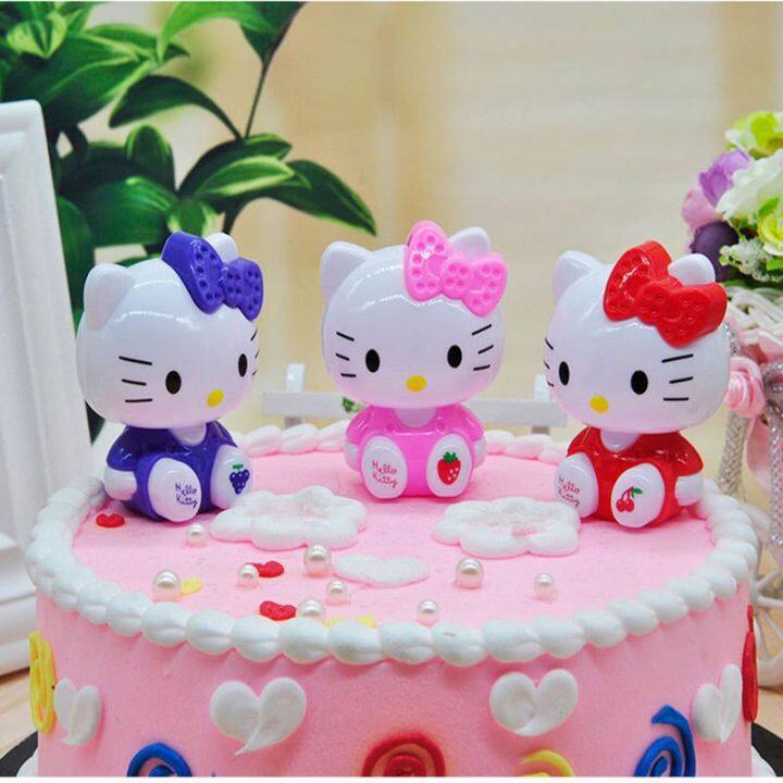 Bánh sinh nhật vẽ hoạt hình hello kitty màu tím đẹp đáng yêu cho bé gái độc  lạ | Bánh Kem Ngộ Nghĩnh