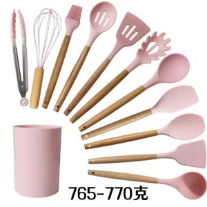 Spatula Set Silikon isi 12 IN 1 / Peralatan Masak Goreng Tumis Rebus 12 IN 1 - SwellStore88