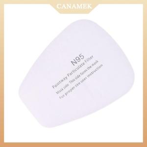 [CANAMEK] 20Pcs 5N11 Dust Cotton Filter Paper For 6200 7502 6800 Chemical Spraying Painting Respirator Gas Mask Accessories