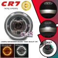 Lampu Depan Daymaker Bulat LED 7 inch Model Biled Cr7 Projector Daymaker Harley JEEP 4 LED Hi Lo Universal Motor Mobil. 