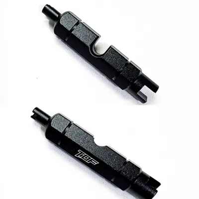 TOF VALVE CORE TOOL 3 in 1 Remover Tool Valve Cores for Both Tubeless and Tubed Tires Fits Schrader and Presta Valve (Singapore Local Stock)