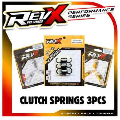 Revx Racing PREMIUM CLUTCH SPRINGS 3PCS 1000RPM 1200RPM 1500RPM for Enhanced Vehicle Performance.