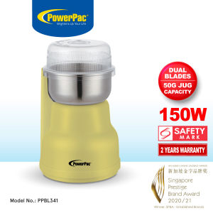 PowerPac Powder Grinder Coffee Bean Grinder Spice Powder Grinder (PPBL341)