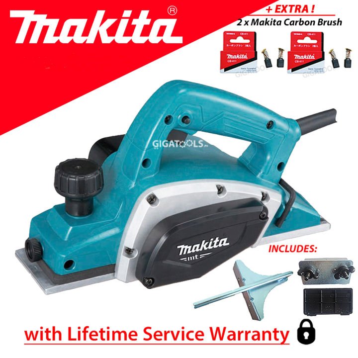 New Makita M1902B Power Planer 3 1 4 82mm 580W replaces old M1902M with 2 set Makita Carbon Brush Lazada PH