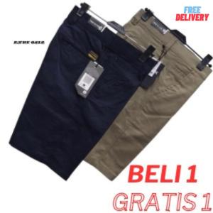 1 PAKET ISI 2 PIS CELANA PENDEK CHINO PRIA PROMO HEMAT ONGKIR