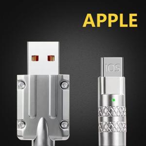 Kabel Data 120Watt Fast Charging For Android Iphone Cable Data Micro Type C IOS Super Charging AH105