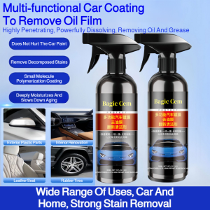 【Buy 3 Get 2 Free】Car Degreasing Film Cleaner Glass Strong Decontamination Remover Front Windshield Multi-effect Renovation Care Agent汽车镀膜去油膜翻新清洁剂