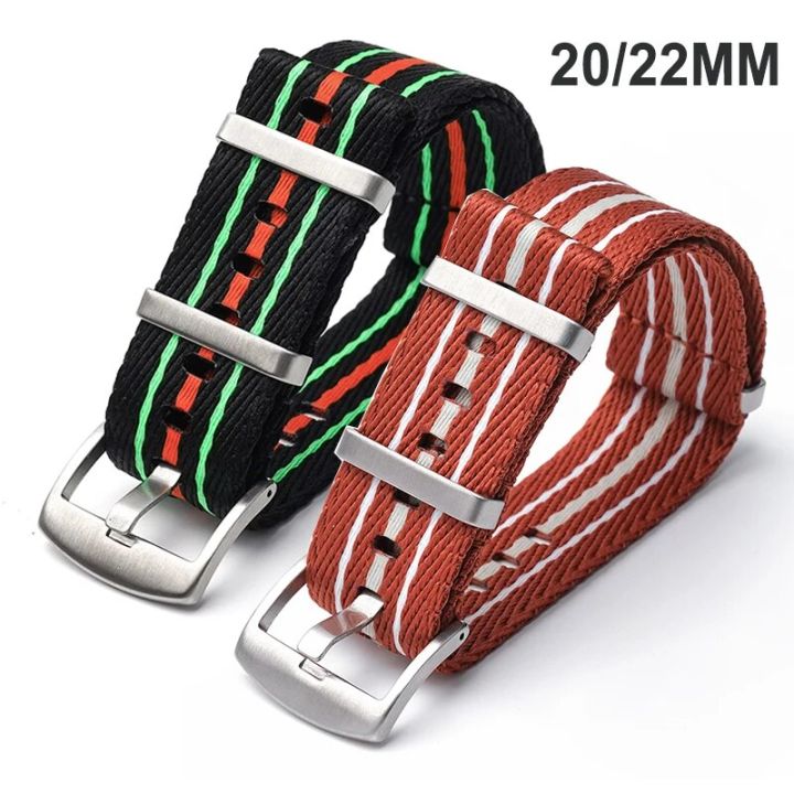 Nylon Strap 20mm 22mm for Swatch X Blancpain Fifty Fathoms Five Oceans ...