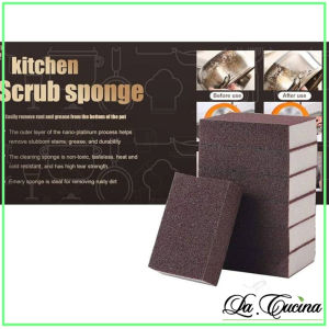 La Cucina  1 pcs Melamine Sponge Kitchen Nano Emery Magic Sponge Cleaner Eraser Rust Remover Brush