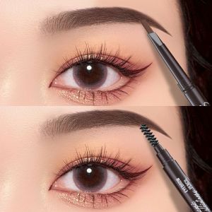 Pensil Alis Anti Air Putar Otomatis Eyebrow Pencil dengan Sikat Alis