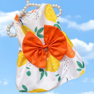 Floral Dog Princess Dress Cute Puppy Cat Skirt Summer Pet Clothes Thin Cat Outfit
