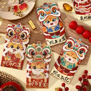 8pcs Angpao Imlek 3D Barongsai Terbaru / Amplop Angpau Tahun Baru Imlek / Angpao