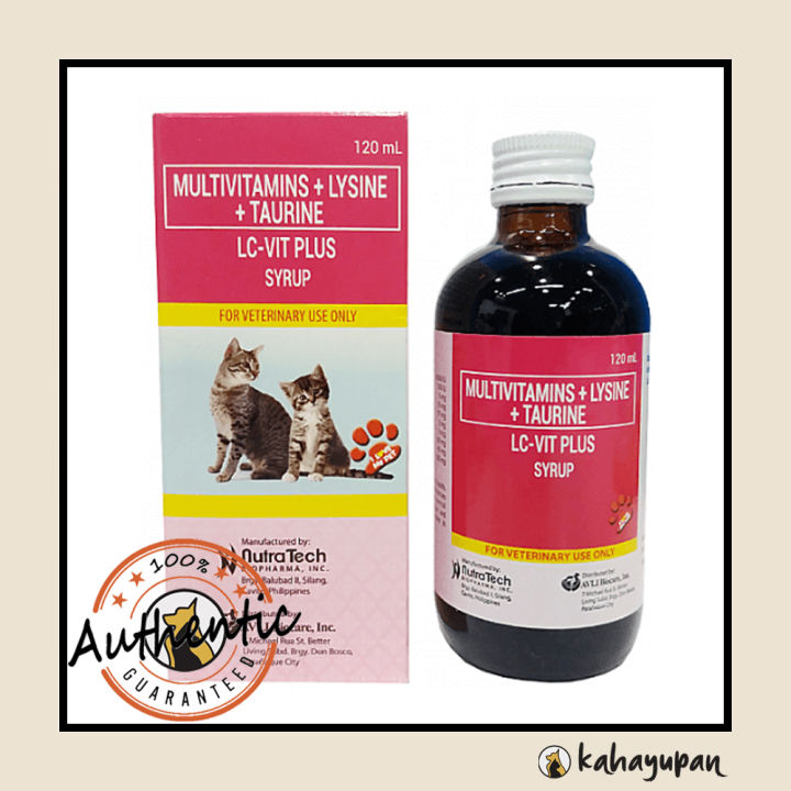 LC Vit Plus (Multivitamins, Lysine and Taurine) Complete Vitamins for