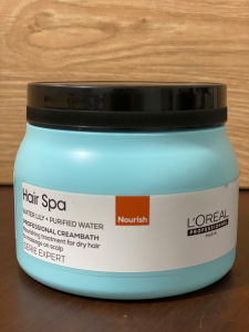 Kem hấp dầu - Mặt nạ chăm sóc tóc suôn mượt Loreal Hair Spa Nourishing 500ml