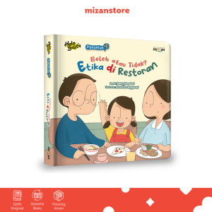 Buku Anak Boleh atau Tidak? Etika di Restoran Boardbook - Mizan