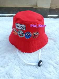 Topi Bucket Anak Karakter Lucu  (3-10Tahun)