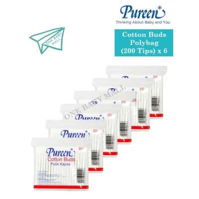 One Baby Mall Pureen Cotton Buds Drum/ Polybag