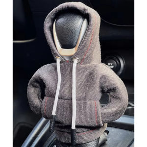 KEBETEME Gear Shift Hoodie Cover Universal Car Racing Handle Gear Cover Handle Decoration Fits Manual Automatic Universal Car Shift Lever Interior