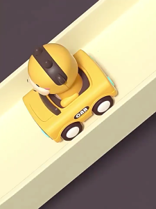 Colorful Car Friction Powered Vehicle Toy Inertial for Kids Gifts Small Vehicle Model Toy Cartoon Animal Theme